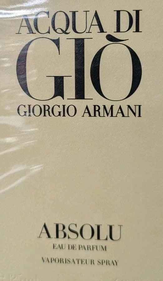 Giorgio Armani Acqua di Gio Absolu Eau de Parfume Spray for Men, 4.2 Fl Oz