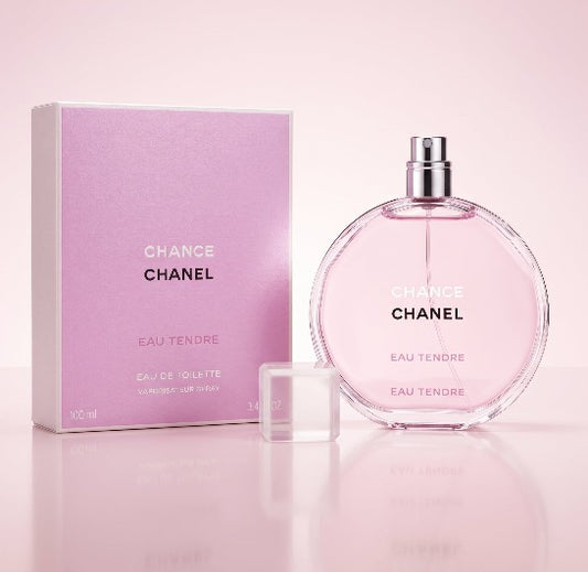 CHANEL Chance Eau Tendre Eau de Toilette for Women 3.4 oz (100 ml)