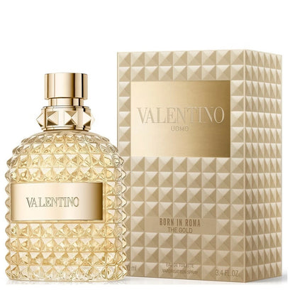 Valentino Uomo Born in Roma The Gold Eau de Toilette for Men 3.4 oz / 100 ml