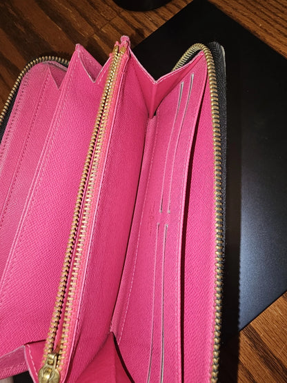 Multicolor Monogram Long Wallet for Women – Zipper Closure Continental Purse
