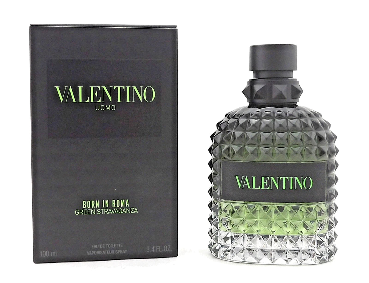 Valentino Uomo Born In Roma Green Stravaganza 3.4 oz. EDT Spray for Men