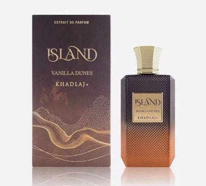 Khadlaj Unisex Island Vanilla Dunes Extrait de Parfum Spray 3.4 oz